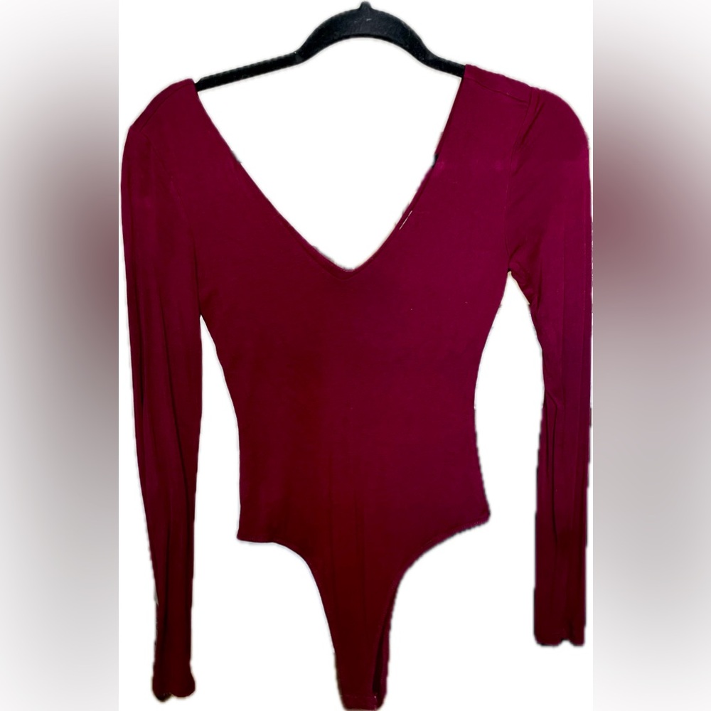 Socialite Deep V-neck Bodysuit